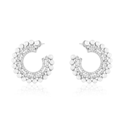 Muna Earrings - Silver