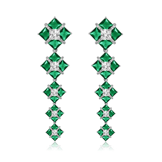Lumi Earrings - Green