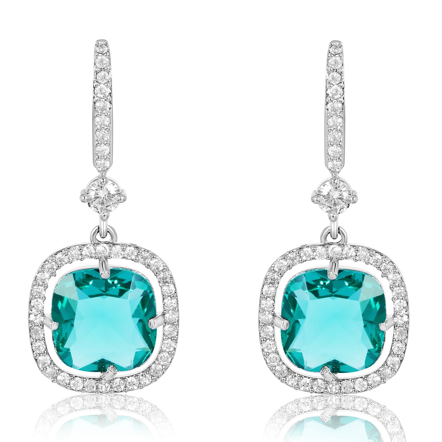 Lume Hook Earrings - Green