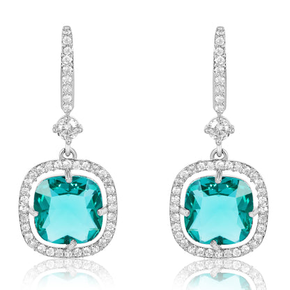 Lume Hook Earrings - Green