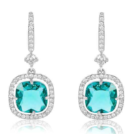 Lume Hook Earrings - Green