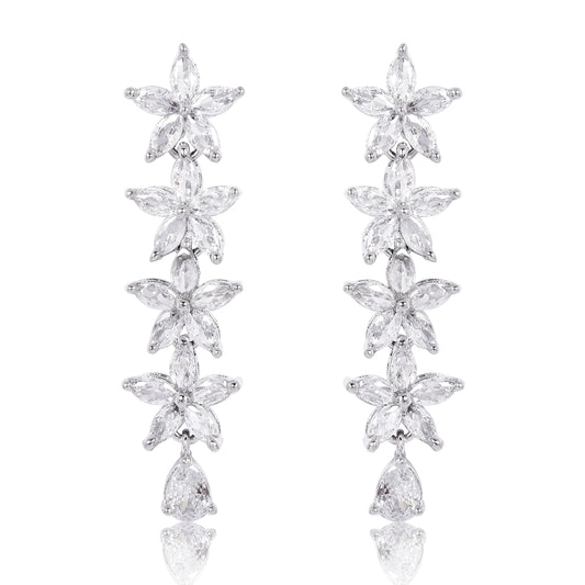 Startrail Diamond Earrings - Marquise