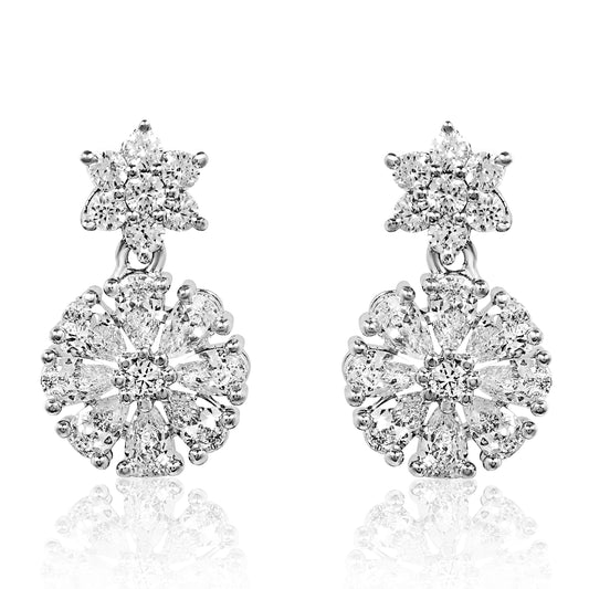 Ira Earrings - White