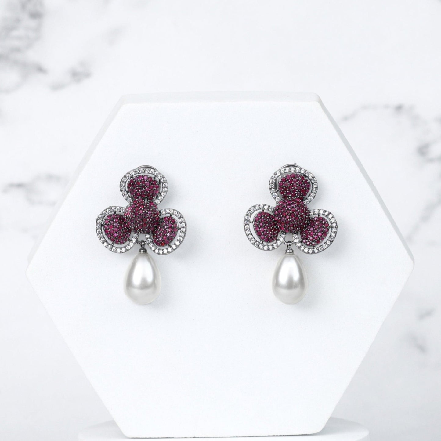 Ara Earrings_Red