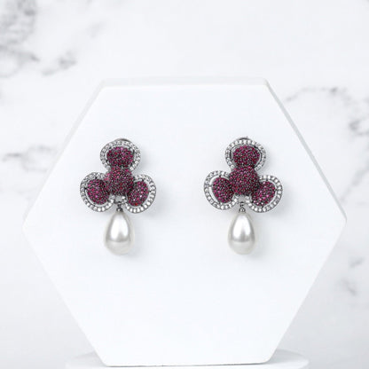 Ara Earrings_Red