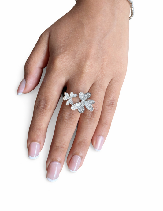 Floral Ring - Silver