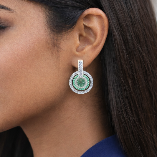 Reem Earrings - Green