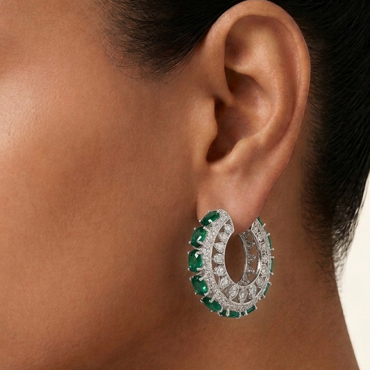 Noorika Hoops - Green