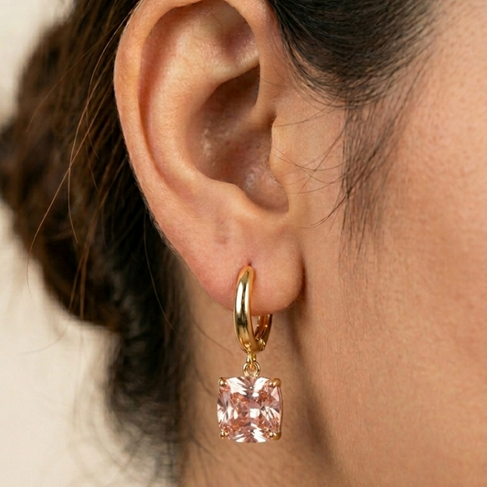 Zaira Bali Hoops - Champagne