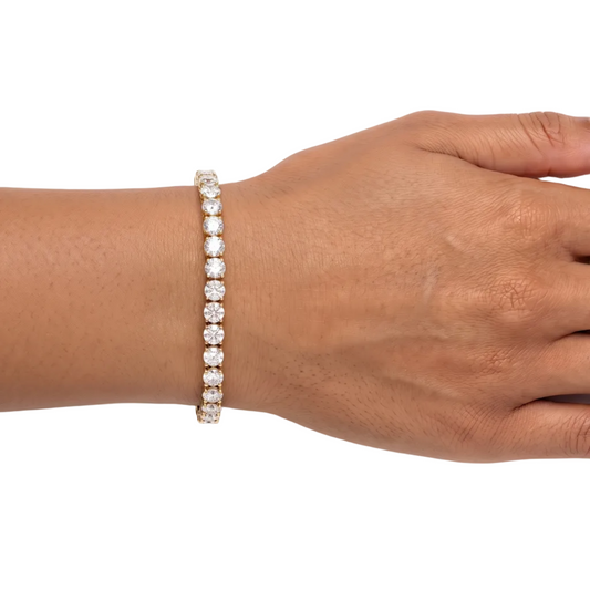 Diamond Tennis Bracelet - 1 CT - Gold