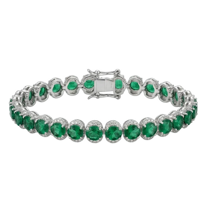 Eden Tennis Bracelet - Green
