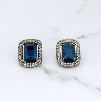 Glitz studs Blue