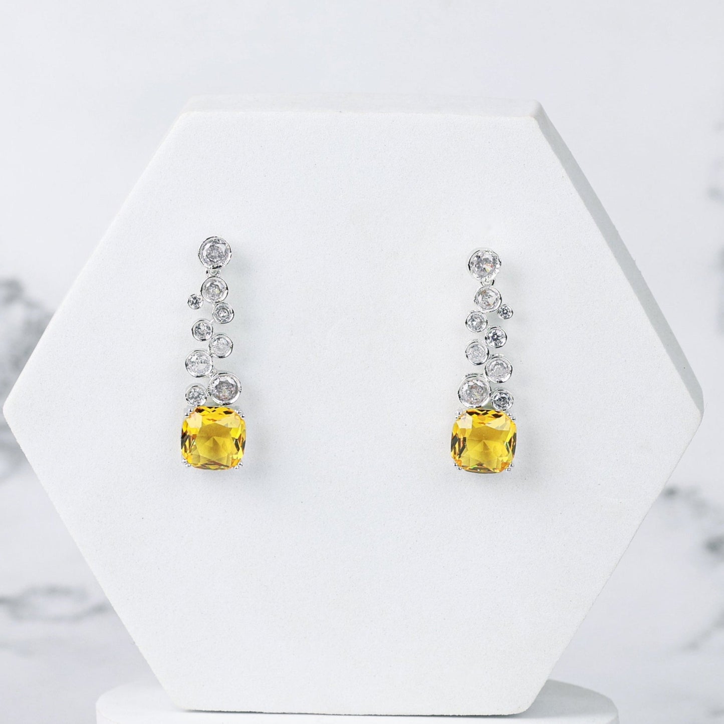 Huda earrings - Yellow
