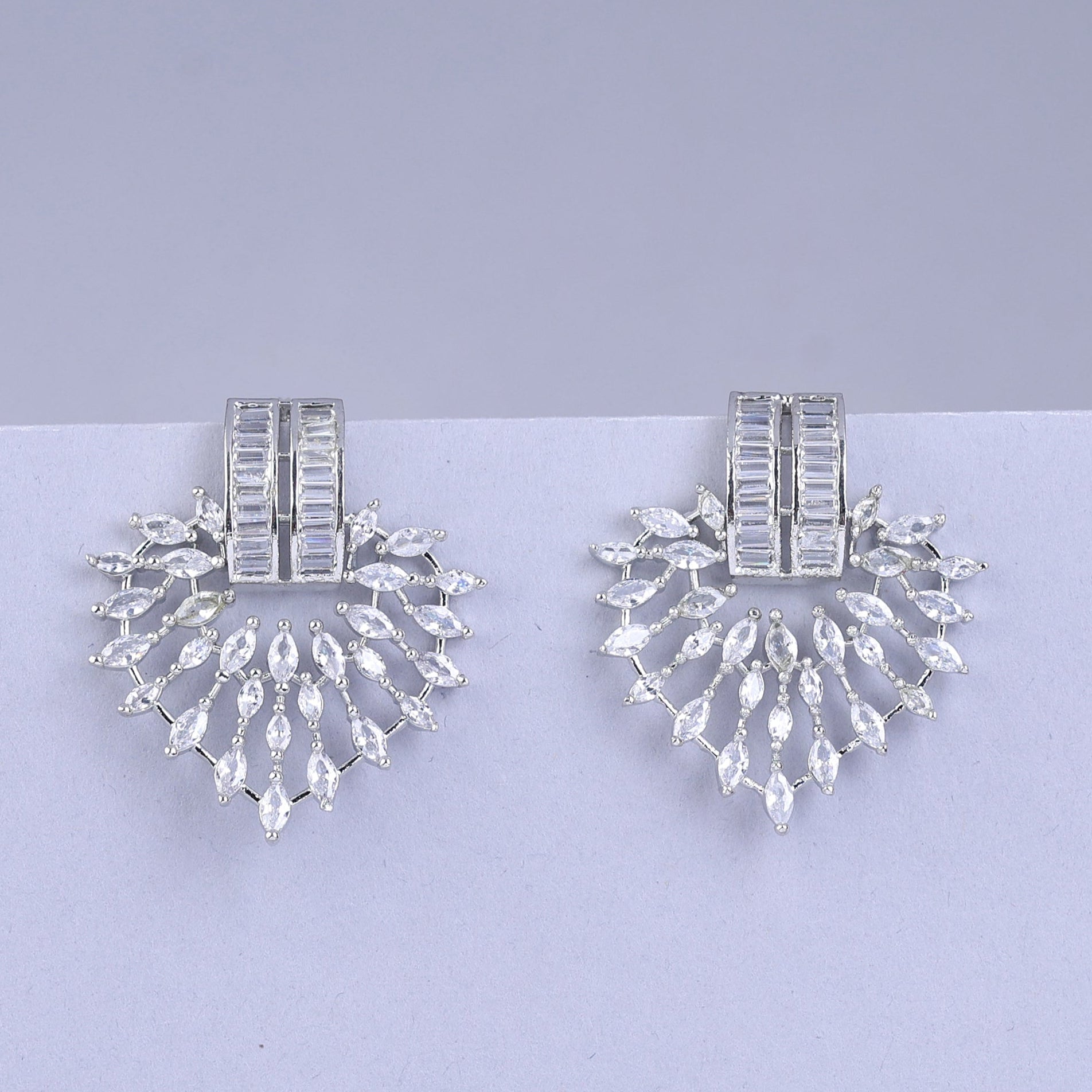 Rose gold hoop earrings