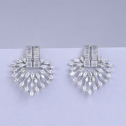 Rose gold hoop earrings