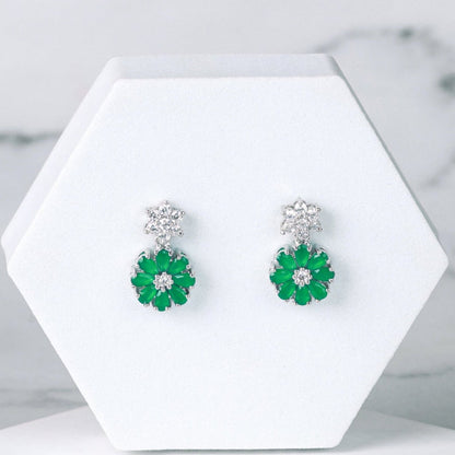 Ira earrings - green