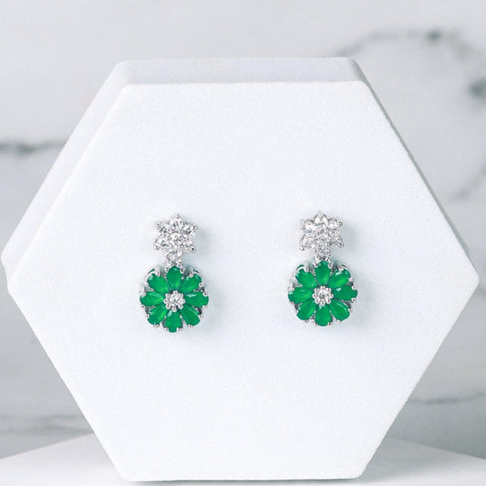 Ira earrings - green
