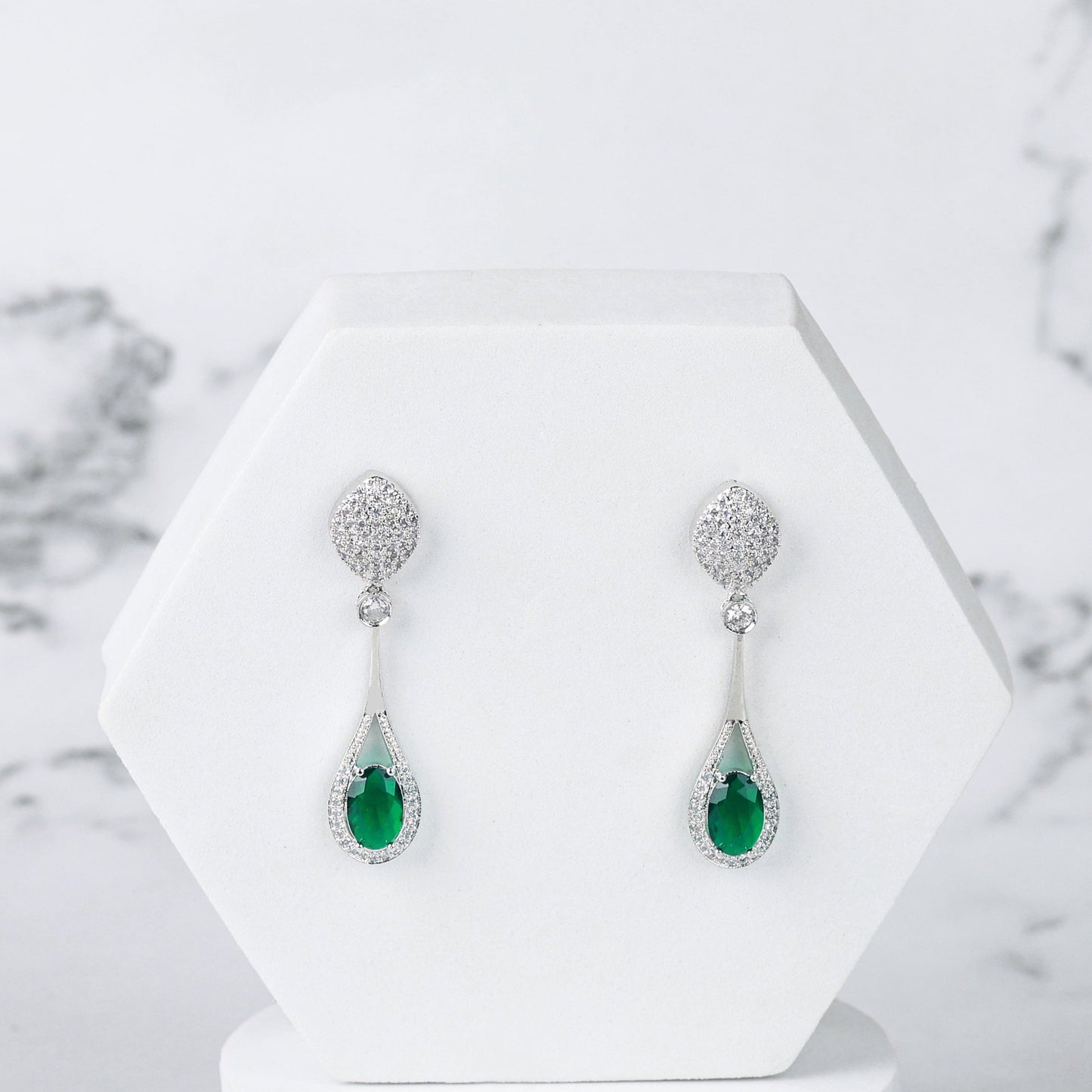 Muse Earrings - Green