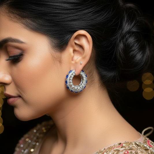 Noorika Hoops - Blue