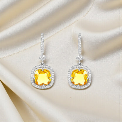 Lume Hook Earrings - Yellow