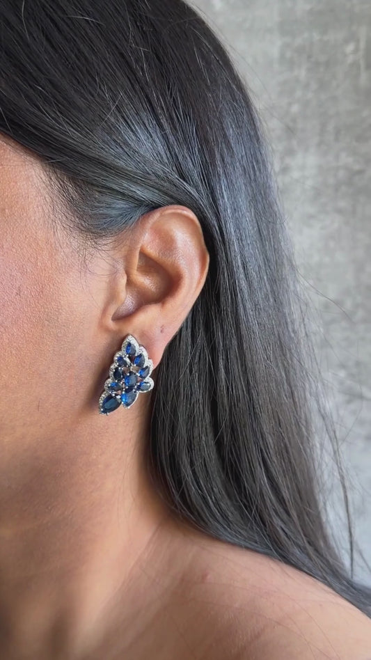 Vinea Earrings - Blue