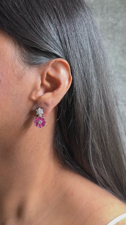 Ira Earrings - Pink